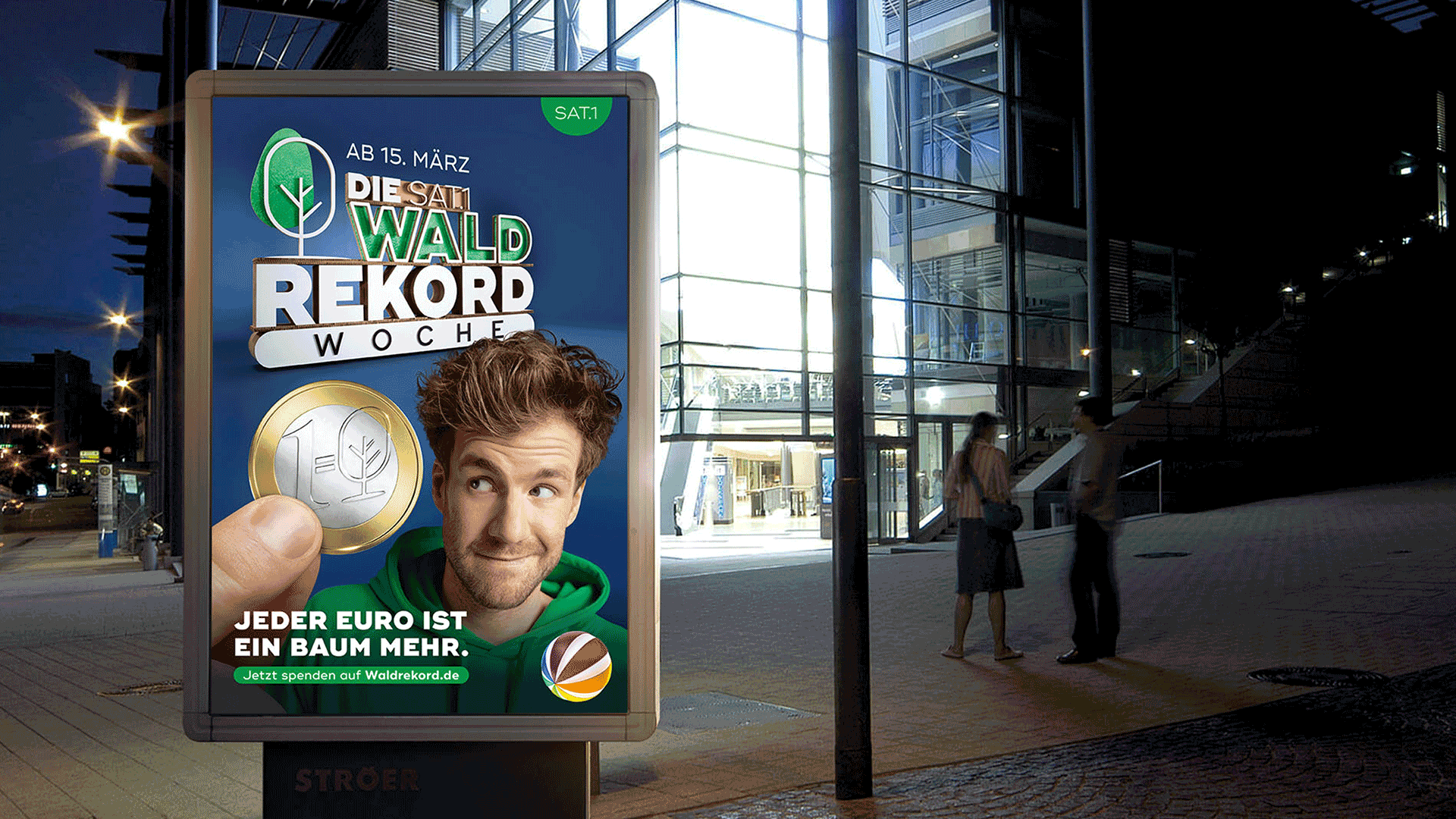 young man side profile having beard trimmed with scissors